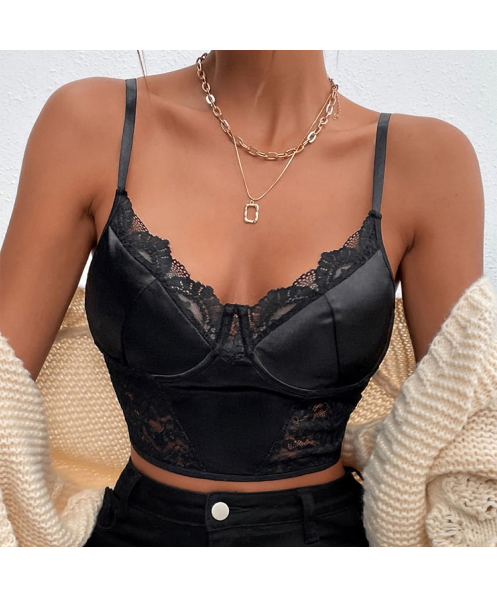 Women Sexy Bustier Corset Top Lace V Neck Vintage Tank Top Party Clubwear Bodysuit Tall Women $23.89 - Underwear