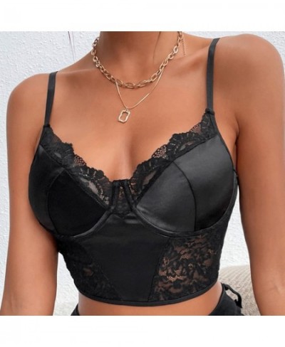 Women Sexy Bustier Corset Top Lace V Neck Vintage Tank Top Party Clubwear Bodysuit Tall Women $23.89 - Underwear