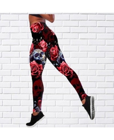 Women's New Fashion Yoga Pants Rose Animal Print Fitness Pants Sports Pants Yoga Pants Fitness Pants Leggings XS-8XL $24.26 -...