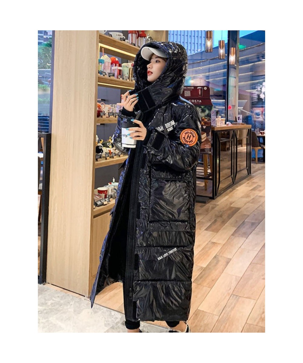 New Women Winter Long Down Parka Coat Jacket With Hood Female Loose Casual Thick Warm Zipper Coat Winproof Vintage Outwears $...