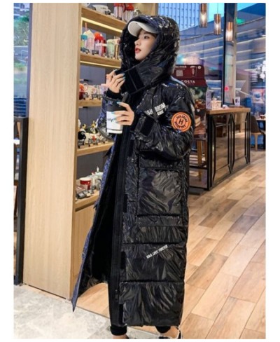 New Women Winter Long Down Parka Coat Jacket With Hood Female Loose Casual Thick Warm Zipper Coat Winproof Vintage Outwears $...