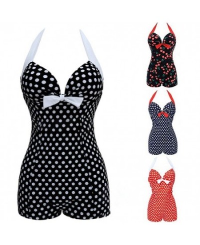 Women's Swimwear Bodysuit One-piece Bathing Suit Dotted Beachwear Push Up Monokini Swimsuit Beachwear Bathing Suits $37.27 - ...