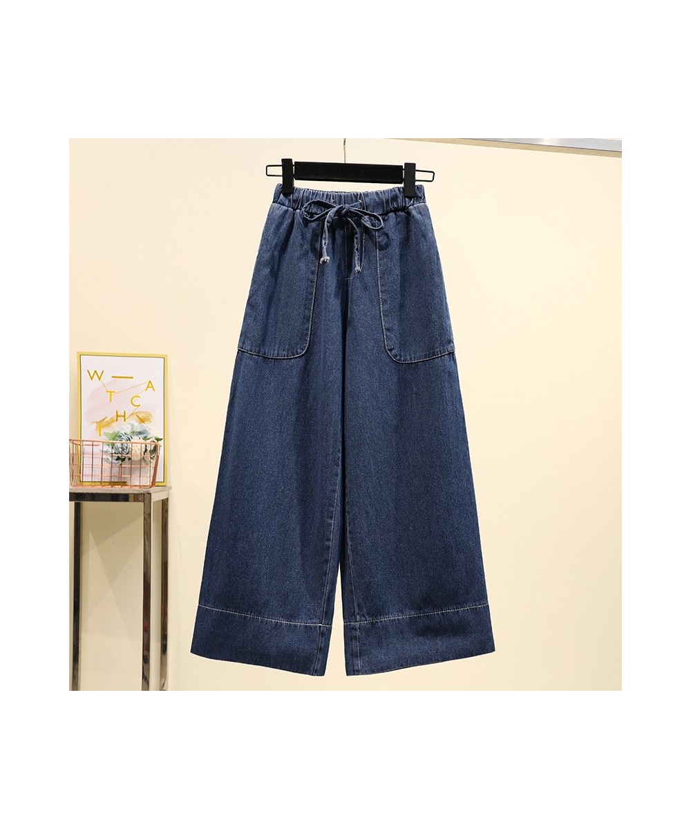 Woman Jeans Straight Wide Leg Jeans For Women Denim Clothing Blue Streetwear Vintage Quality Harajuku Straight Pants $43.31 -...