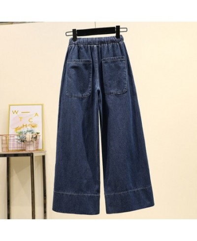 Woman Jeans Straight Wide Leg Jeans For Women Denim Clothing Blue Streetwear Vintage Quality Harajuku Straight Pants $43.31 -...