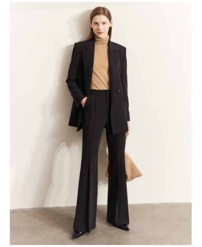 Pants for Women 2023 Spring Office Lady Trousers Professional Stretchy Straight Casual Versatile Pants 12351006 $100.87 - Pan...