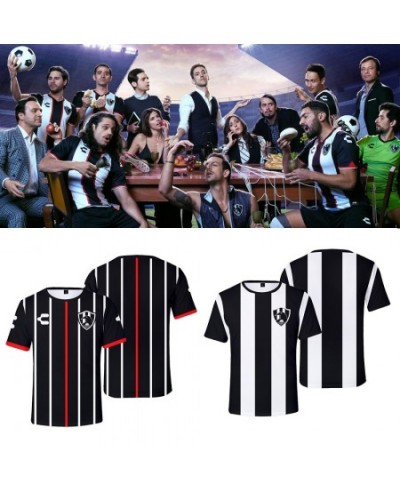 Soap Opera Club de Cuervos Football Jersey Custom Cosplay Club of Crows Soccer Uniform T-shirt 3d Printing for Men And Women ...