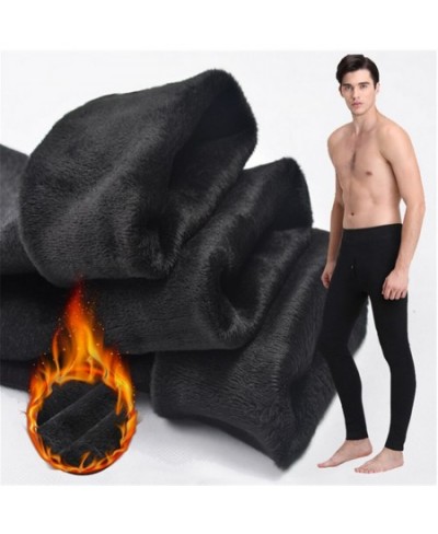 Thermal Underwear For Men Winter Long Johns Thick Fleece Leggings Wear In Cold Weather XL To 6XL Villus Long Johns Men $37.68...