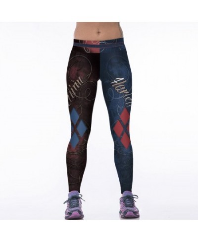 New Sexy Girl Women Superhero 3D Prints High Waist Elastic Fitness Gym Sport Workout Leggings Yoga Pants $32.16 - Bottoms