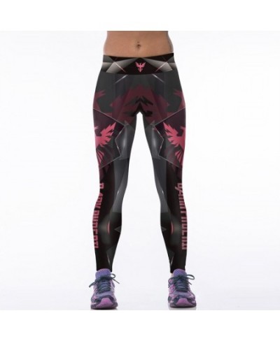 New Sexy Girl Women Superhero 3D Prints High Waist Elastic Fitness Gym Sport Workout Leggings Yoga Pants $32.16 - Bottoms