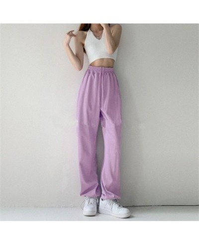 Women Sweatpants Sring Summer Baggy Pants High Waist Sports Pants Trousers Women Casual Joggers Streetwear Pants $39.41 - Pan...