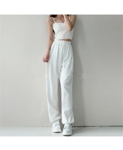 Women Sweatpants Sring Summer Baggy Pants High Waist Sports Pants Trousers Women Casual Joggers Streetwear Pants $39.41 - Pan...