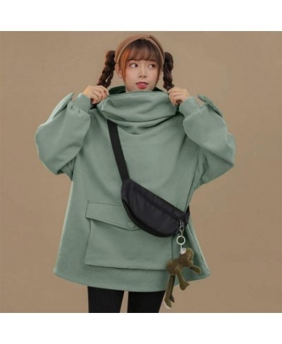 Oversized Women Cute Frog Hoodie Loose Streetwear Long Sleeve Sweatshirt Spring Autumn Winter Casual Jackets Loose Coat $36.4...