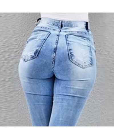 Casual Women Jeans Spring New Fashion Elastic Slit Flared High Waisted Pants Comfortable Women's Trousers Clothes $42.86 - Jeans