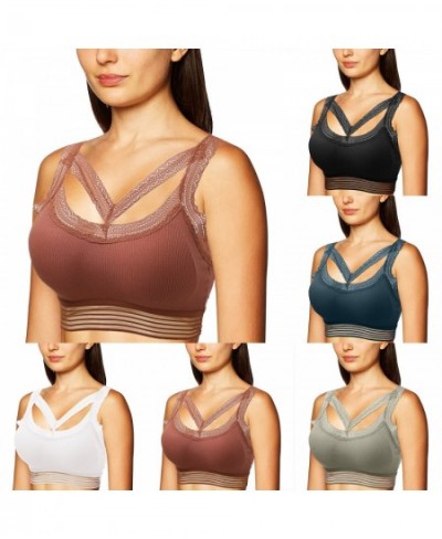 Bras for Women Sexy Lingerie Wireless Bras Lace Pads Bra Push Up Brassiere Seamless Intimate Bralette Lady Sports Top Underwe...