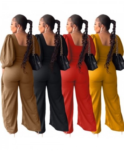 Plus Size Women Two-piece Sets Spring Summer Fashion Casual Bubble Sleeve Sexy Lady Blouse Trousers Set Elegant Top Pants Sui...