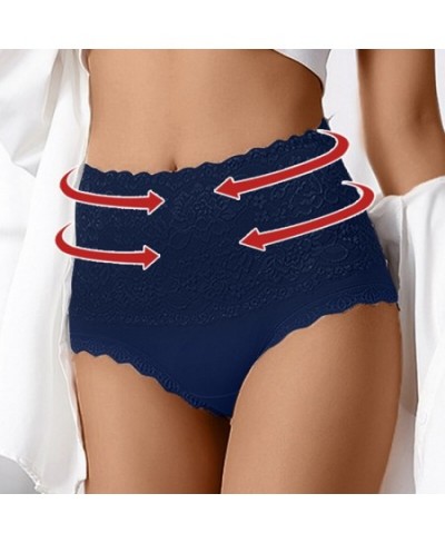 2023 Panties Women High Waist Intimate Shaping Underwear Lace Plus Size Briefs Butt Lift Seamless Lingerie Sexy Underpants $1...