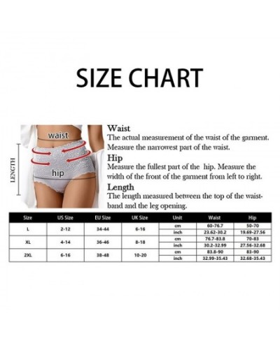 2023 Panties Women High Waist Intimate Shaping Underwear Lace Plus Size Briefs Butt Lift Seamless Lingerie Sexy Underpants $1...