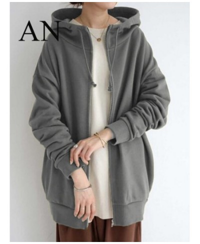 2022 Autumn and Winter New Super Hot Winter Women's Coat Sweater Zipper Hooded Long Cashmere Sweater Long Coat Women Coat $42...