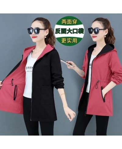 Double-Sided Windbreaker Mid-Length Women'S Coat 2023 New Women Trench Coat Korean Spring Autumn Loose Oversize 4xl Jacket To...