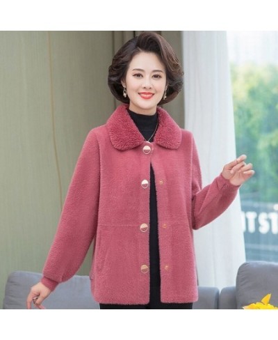 Women 2023 Autumn Winter Imitation Mink Cashmere Coat Female Cardigan Knit Thicken Loose Casual Sweater Jacket Wool Outwear $...