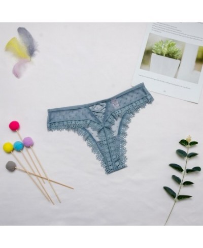 Women Thongs and G Strings Lace Low Rise Underwear Transparent Panties Female Underpants Hot Tanga Hollow Out T Back for Sex ...