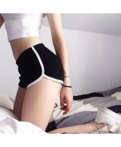 2022 Summer Fashion Stretch Waist Casual Shorts Woman High Waist Black White Shorts Harajuku Beach Sexy Short Women'S Clothin...