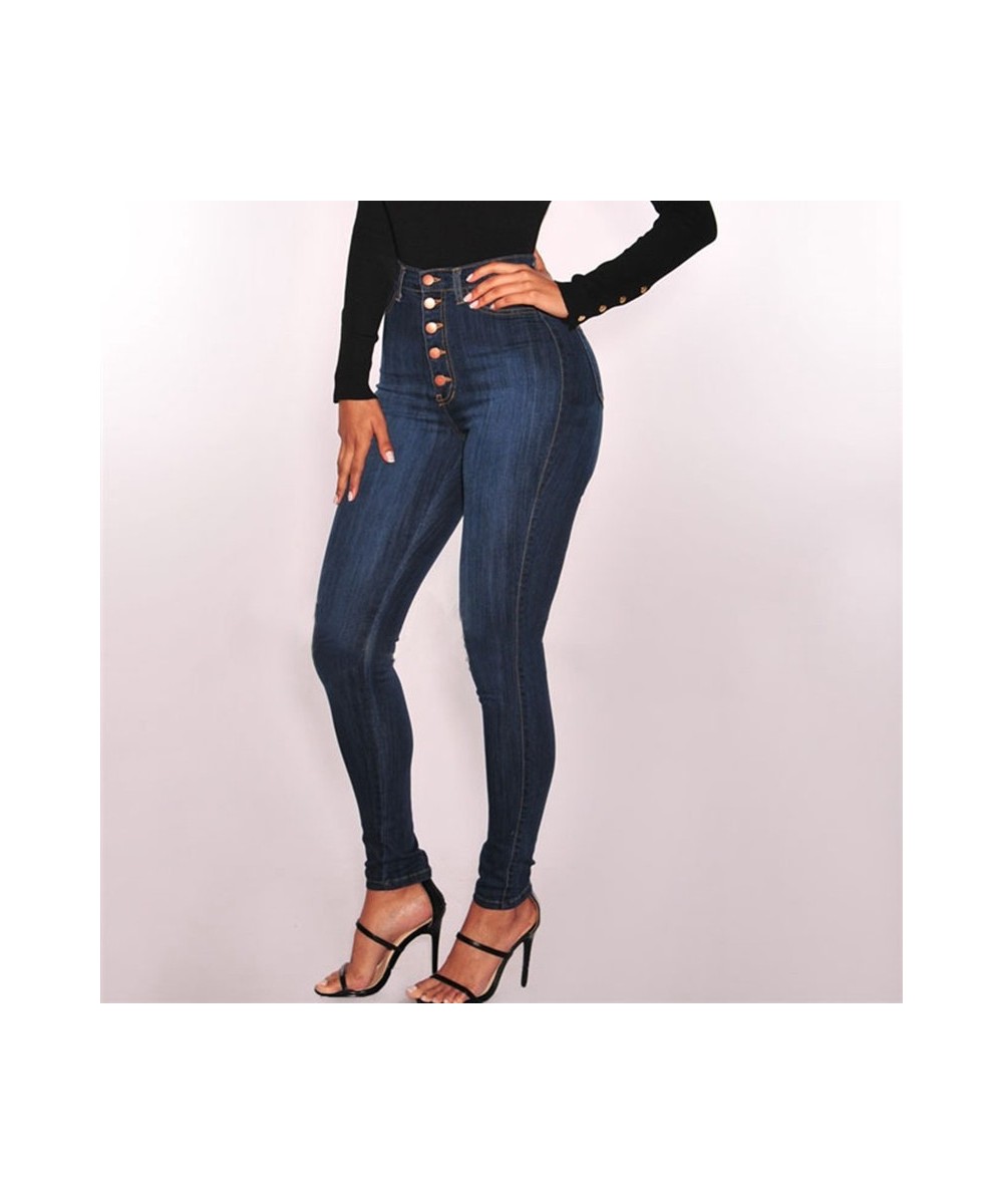 Jeans For Women High Waist Push Up Jeans High Elastic Stretch Ladies Mom Jeans Female Washed Denim Skinny Pencil Pants $48.15...