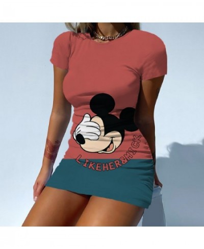 Fashion Disney-Mickey Dress Minnie Mouse Elegant Dresses For Women 2022 3D Printed Nightclub Party Sexy Skinny Date Top Dress...