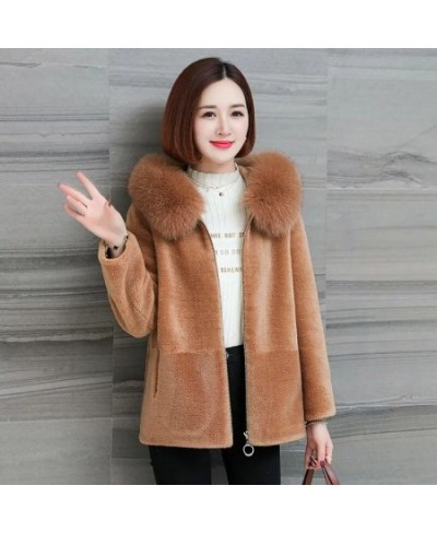 2022 New Winter Women Faux Fur Coat Thick Warm Lamb Fur Coat Hooded 5XL Elegant Long Jacket Female Winter Outerwear $87.12 - ...