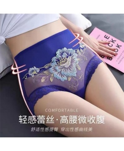 3Pcs Women's Panties Sexy Lace Embroidered Breathable Soft Lingerie Women's Panties Sexy Sheer Women's Panties $24.50 - Under...