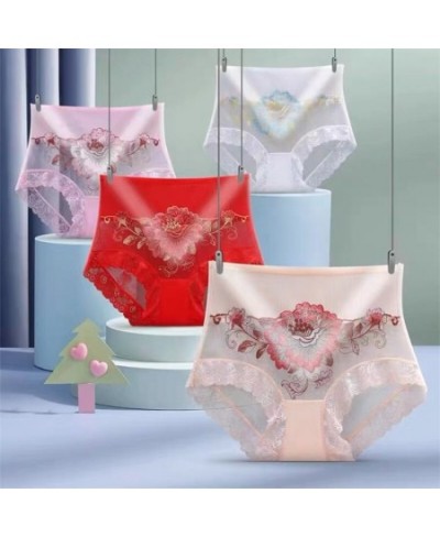 3Pcs Women's Panties Sexy Lace Embroidered Breathable Soft Lingerie Women's Panties Sexy Sheer Women's Panties $24.50 - Under...