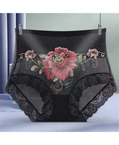 3Pcs Women's Panties Sexy Lace Embroidered Breathable Soft Lingerie Women's Panties Sexy Sheer Women's Panties $24.50 - Under...