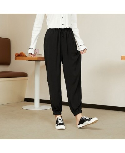 Casual Pants Women Spring Autumn Trouser Sports Leggings Ninth Pants Comfortable Wearable Home Pajama Pants $39.28 - Sleepwears