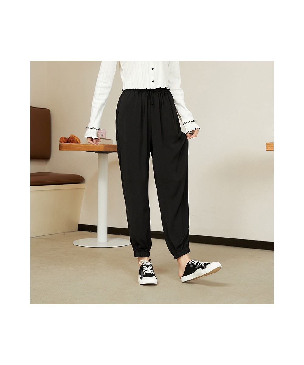 Casual Pants Women Spring Autumn Trouser Sports Leggings Ninth Pants Comfortable Wearable Home Pajama Pants $39.28 - Sleepwears