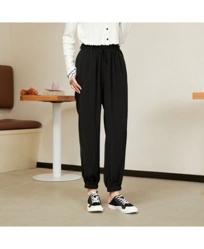 Casual Pants Women Spring Autumn Trouser Sports Leggings Ninth Pants Comfortable Wearable Home Pajama Pants $39.28 - Sleepwears