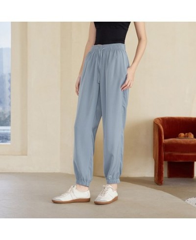 Casual Pants Women Spring Autumn Trouser Sports Leggings Ninth Pants Comfortable Wearable Home Pajama Pants $39.28 - Sleepwears