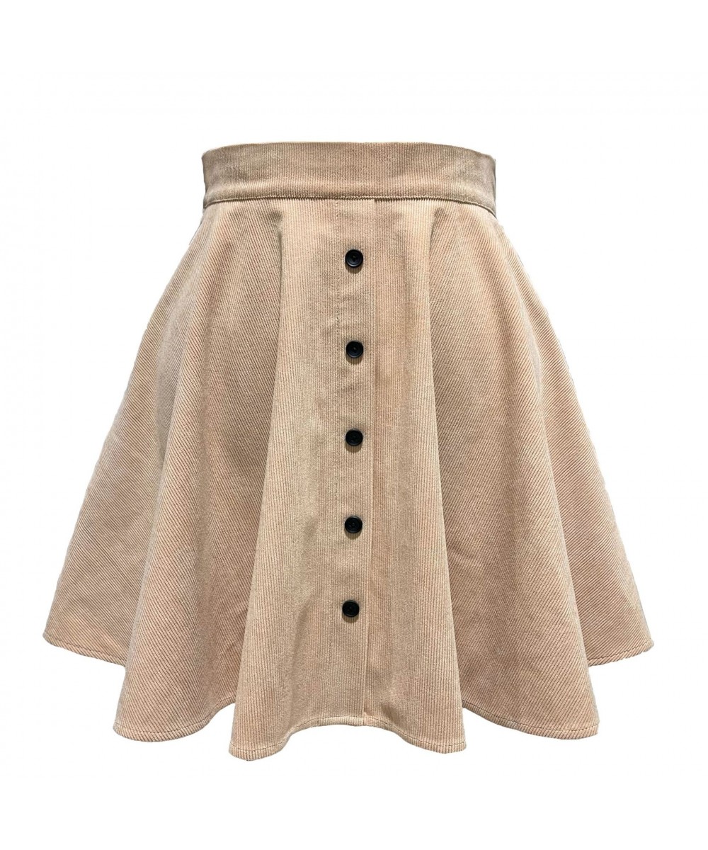 Autumn Winter Corduroy Skirt Women Fashion High Waist Single Breasting Streetwear Casual A-line Skirts 2022 $32.17 - Skirts