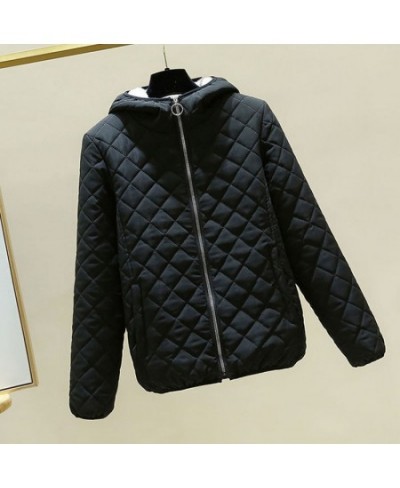 Women Loose Thickened Hooded Cotton Coat 2022 Winter New Female Korean Thin Cotton Coat Small Padded Jacket Women Splicing Co...