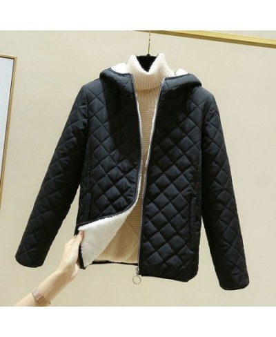 Women Loose Thickened Hooded Cotton Coat 2022 Winter New Female Korean Thin Cotton Coat Small Padded Jacket Women Splicing Co...