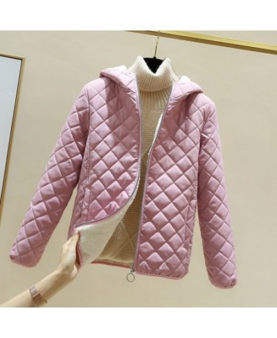 Women Loose Thickened Hooded Cotton Coat 2022 Winter New Female Korean Thin Cotton Coat Small Padded Jacket Women Splicing Co...