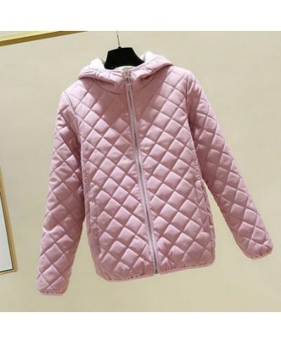 Women Loose Thickened Hooded Cotton Coat 2022 Winter New Female Korean Thin Cotton Coat Small Padded Jacket Women Splicing Co...