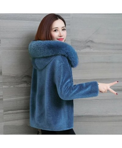 2022 New Winter Women Faux Fur Coat Thick Warm Lamb Fur Coat Hooded 5XL Elegant Long Jacket Female Winter Outerwear $87.12 - ...