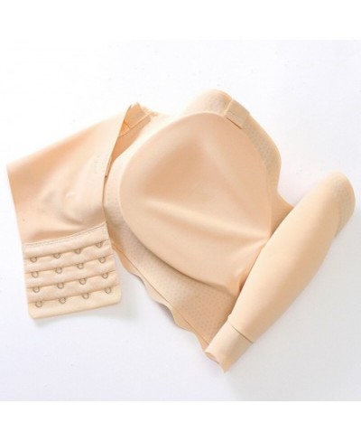 New Comfortable Underwear Women's Large Chest Shown Small Size Cover Invisible Strapless Non-slip Beautiful Thin Back $28.25 ...