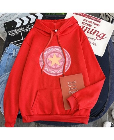 Anime Sakura Card Captor Women Hoodies Kawaii Sweatshirt Cartoon Graphic Oversize Itself Harajuku Long Sleeve Clothes Hoodie ...