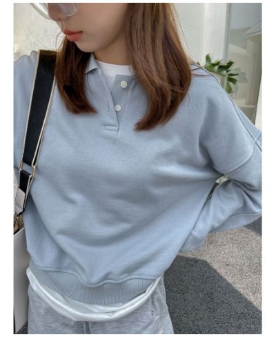 Button Sweater Women's Home Clothes Casual Women Long Sleeve Streetwear Solid Blouses Fashion Tops Summer 2022 New $60.60 - T...