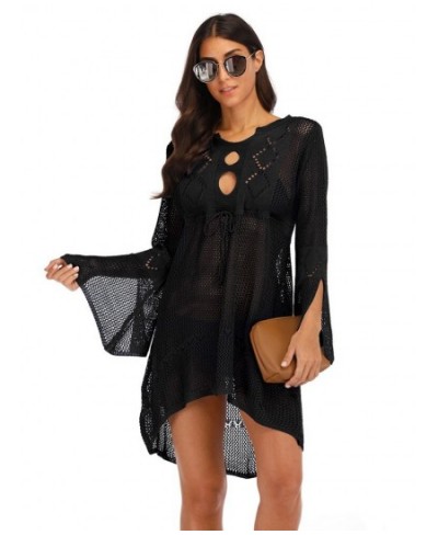 Sexy Cover Up Bikini Women Swimsuit Cover-up Beach Bathing Suit Beach Wear Knitting Swimwear Mesh Beach Dress Tunic Robe $31....