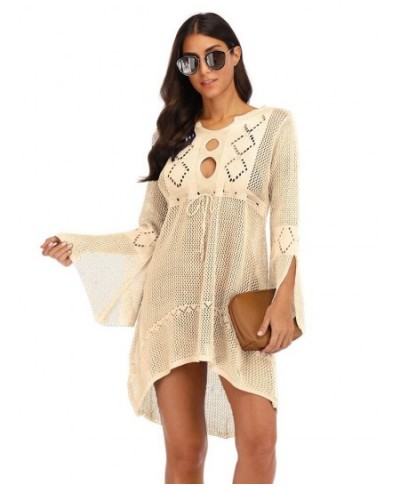 Sexy Cover Up Bikini Women Swimsuit Cover-up Beach Bathing Suit Beach Wear Knitting Swimwear Mesh Beach Dress Tunic Robe $31....