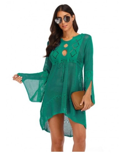 Sexy Cover Up Bikini Women Swimsuit Cover-up Beach Bathing Suit Beach Wear Knitting Swimwear Mesh Beach Dress Tunic Robe $31....