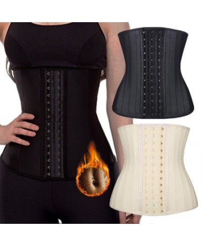 25 steel bone Rubber Waist Trainer Cincher Corset Belly Slimming Loss Girdle fajas reductoras y modeladoras mujer Colombianas...