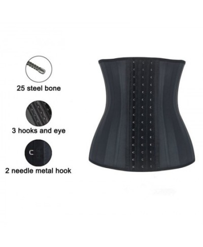 25 steel bone Rubber Waist Trainer Cincher Corset Belly Slimming Loss Girdle fajas reductoras y modeladoras mujer Colombianas...